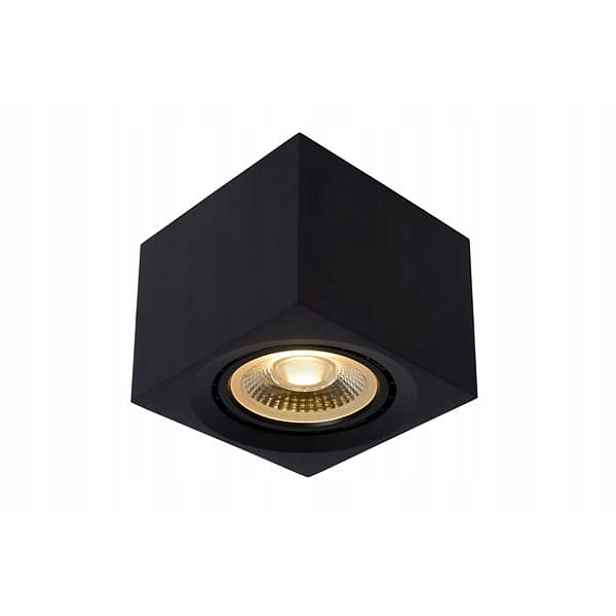 Lucide Fedler Lampa 1x12W GU10 2200K-3000K Černý reflektor IP20