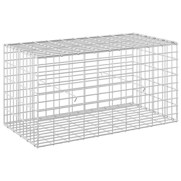 vidaXL Gabion s drátem 3,5 mm a síťkou 5x10 cm 100x50x50 cm