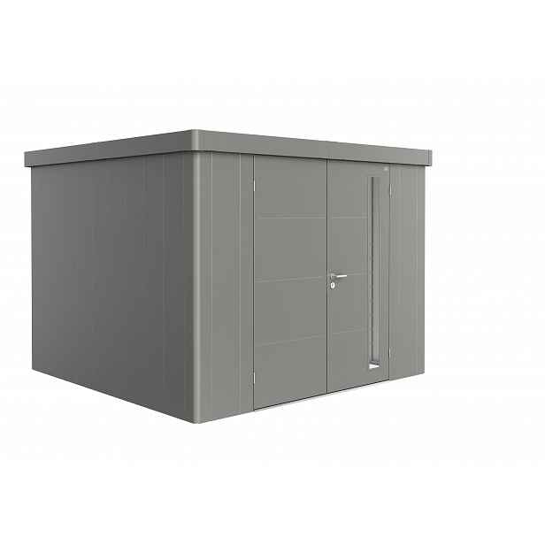 Zahradní domek NEO 3C, šedý křemen, dvoukřídlé dveře BH89011