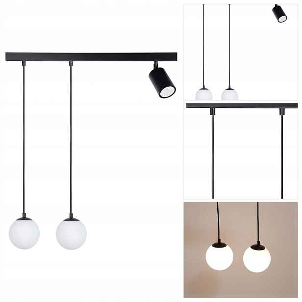 Závěsná lampa Tavira bílá, nastavitelná výška pro jídelnu Sigma Lighting