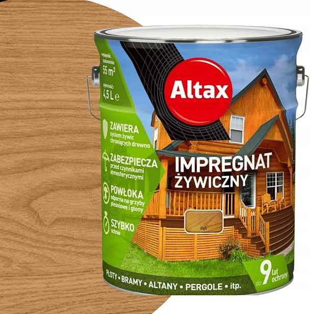 Altax Impregnát pryskyřičný 4,5L Dub