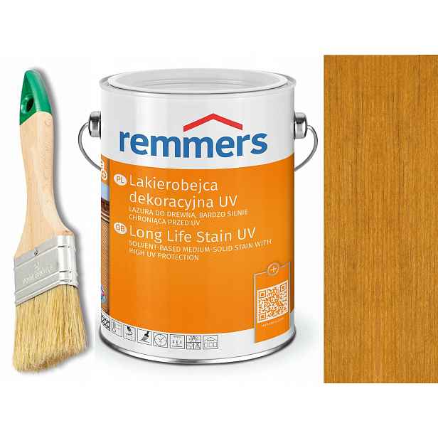 Dauerschutz-Lasur Uv Remmers Rustikální dub 5 L