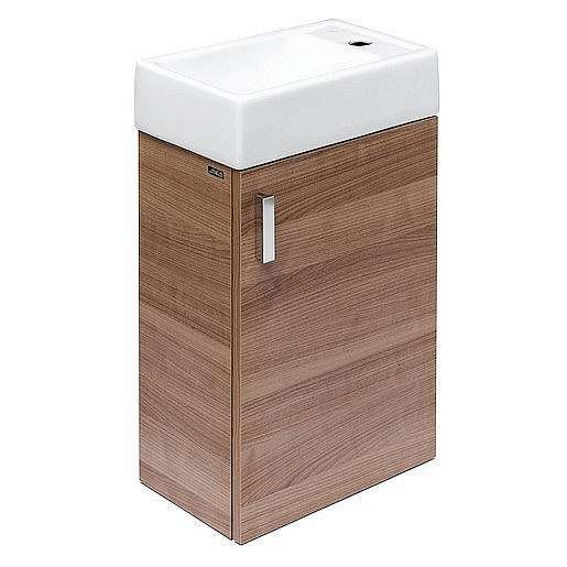 Koupelnová skříňka s umyvadlem Jika Litt 40x22,1x67,5 cm třešeň H4535111753081