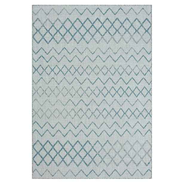 Kusový koberec Illusio grey – na ven i na doma, 80x150, modrá, chodba / předsíň, My Flair