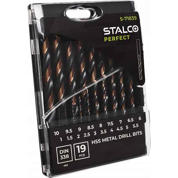 Stalco Sada vrtáků do kovu 1-10 19 ks Perfect