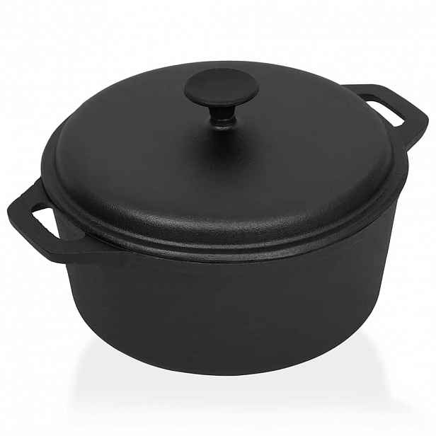 vidaXL Hrnec Ø 26,5 cm litina