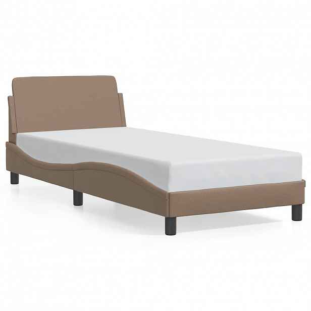 vidaXL Rám postele Dover cappuccino 80 x 200 cm umělá kůže