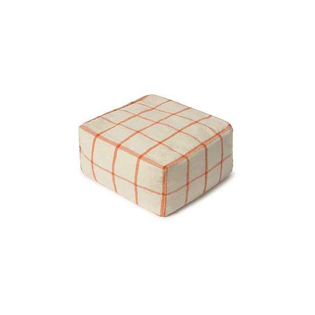 Krémový sedací vak Geo Block – Lorena Canals