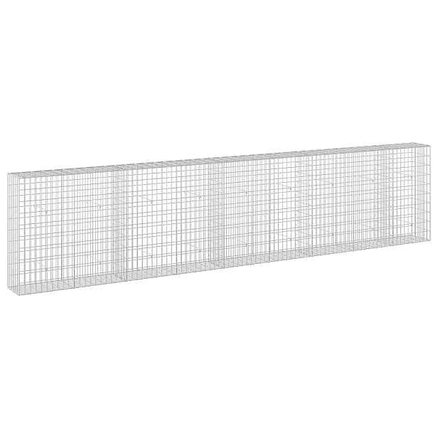 vidaXL Gabion s drátem 3,5 mm a síťkou 5x10 cm 450x30x100 cm