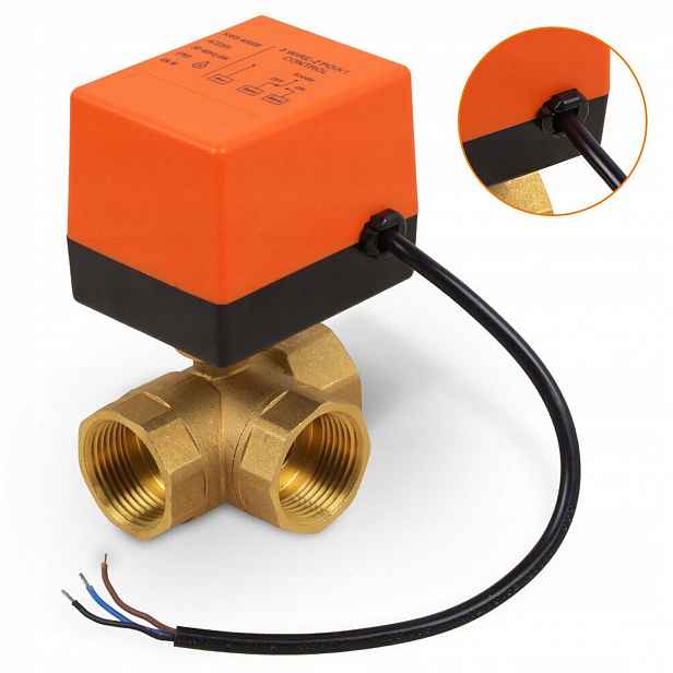 Elektroventil Kulový S Motorovým Pohonem 220 V 1 Palec DN25