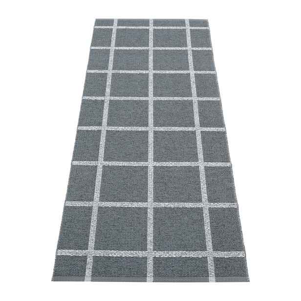 Antracitový vnitřní a venkovní běhoun 70x225 cm Ada Granit – Pappelina