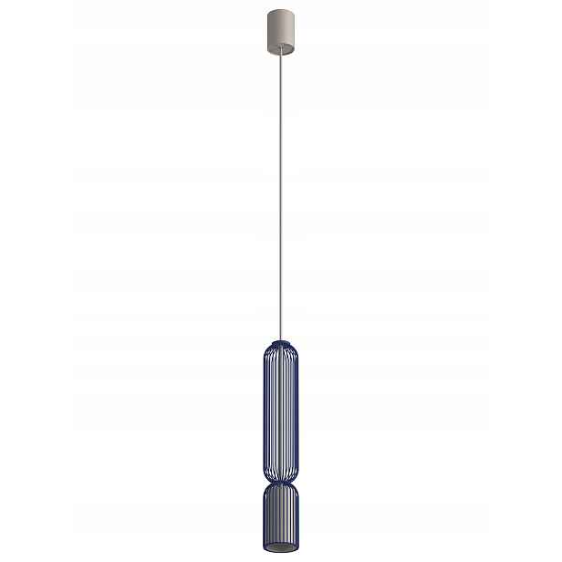 Závěsná Lampa Singles B modrá 170 cm moderní stropní obývací pokoj kuchyně