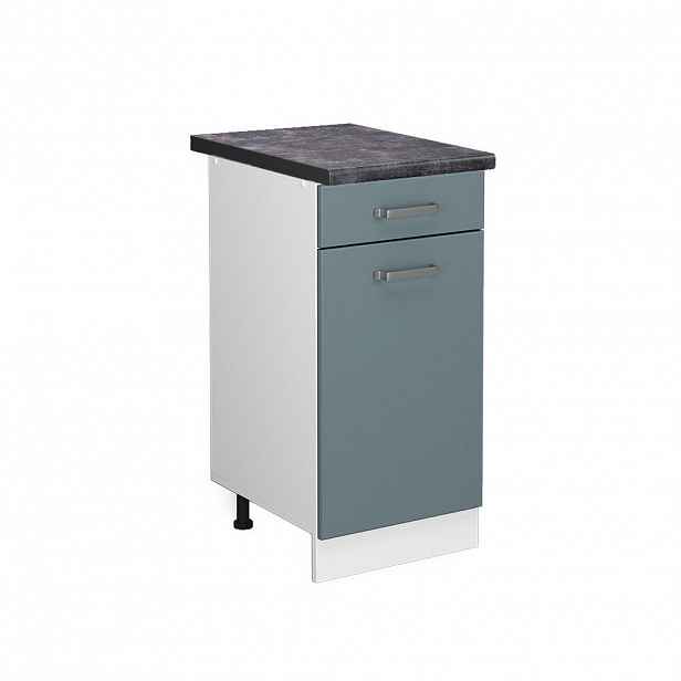 Vicco SPODNÍ SKŘÍŇKA KUCHYŇSKÉ LINKY R-Line Modrošedá 40 cm , PD Antracit