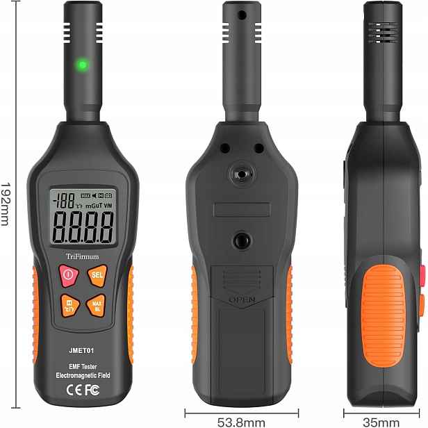 Měřič Elektromagnetického Pole Emf Baterie