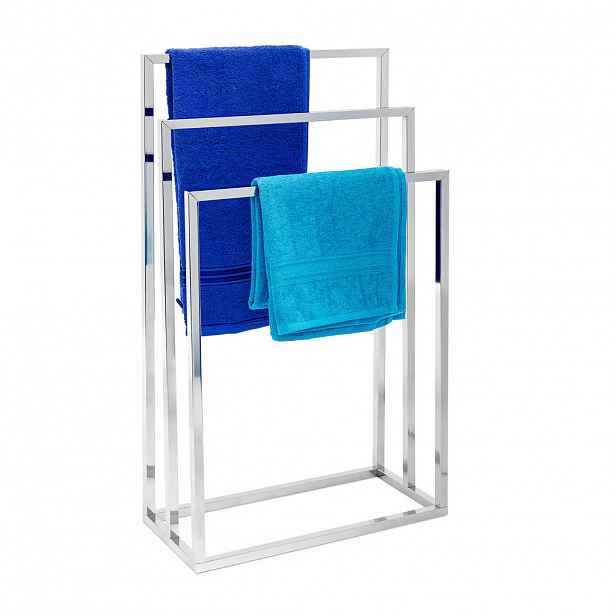 Relaxdays STOJÁN stříbrný chromovaná ocel 3 ramena