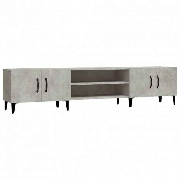 vidaXL TV skříňka betonově šedá 180 x 31,5 x 40 cm kompozitní dřevo
