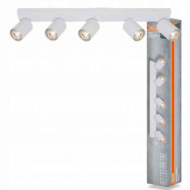 Nástěnná lampa stropní svítidlo Led reflektor Spot 5x GU10 Elemental Osram