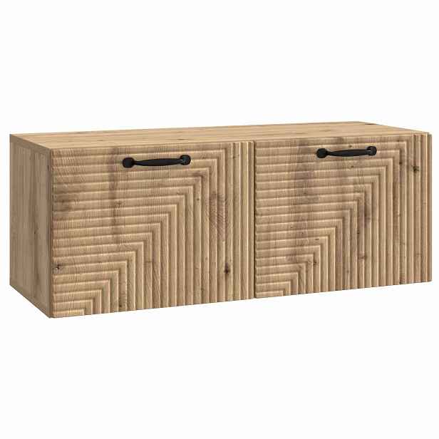 vidaXL Nástěnná TV skříň 78,5 x 31 x 30 cm Dub artisan