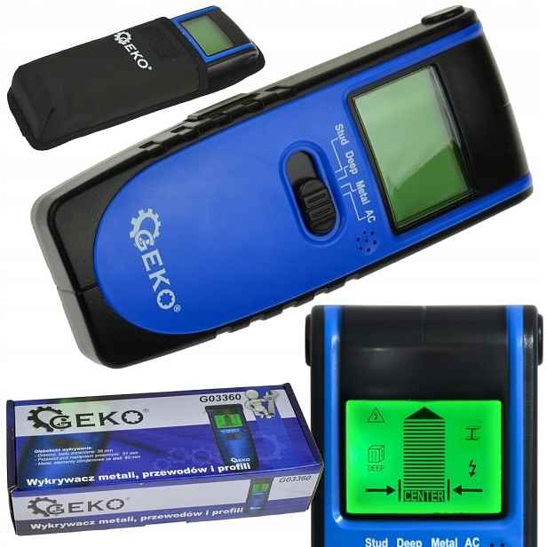 Detektor Kabelů Kovových Profilů Napětí Dřeva LCD