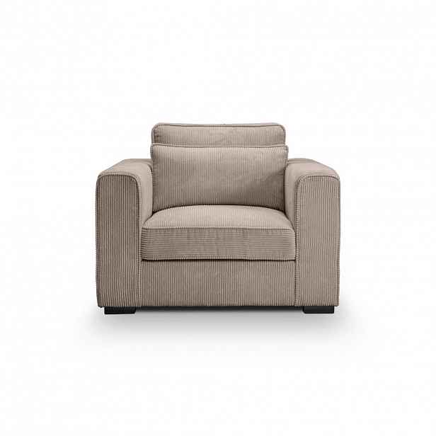 MID.YOU 1,5SEDÁK, textil, béžová hnědá