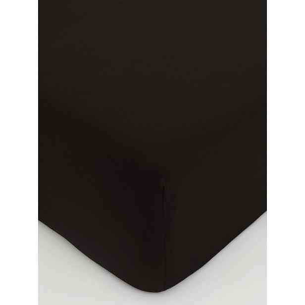 MKLuzkoviny.cz Jersey prostěradlo Classic 140 x 200 cm - tmavě hnědá