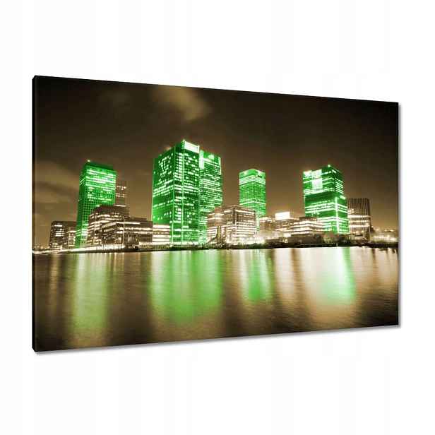Obrazy 120x80 Zelené budovy Londýna