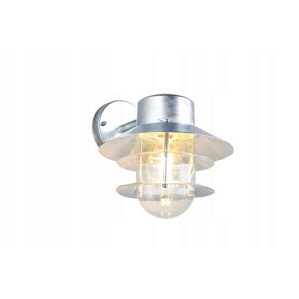 Industriální šedé venkovní nástěnné svítidlo 1xE27 10W IP44 Ruvuma Trio