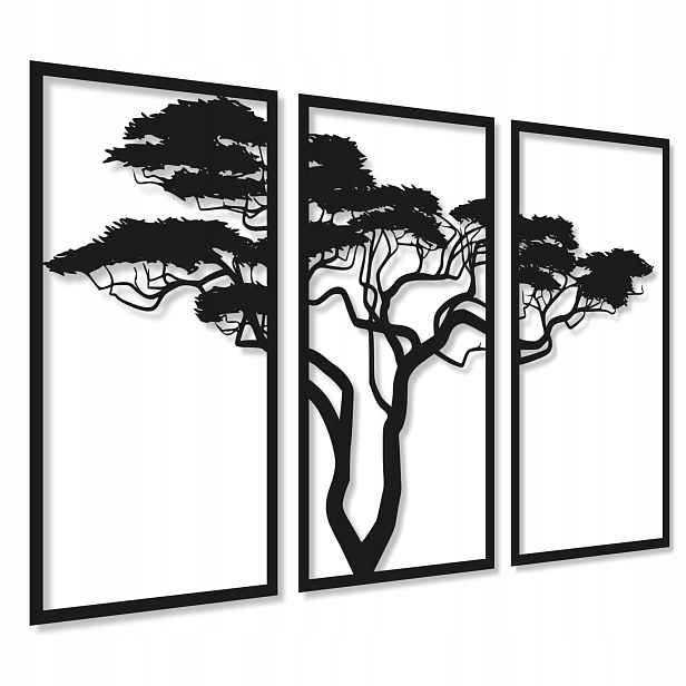 Nástěnná Dekorace Obraz Dírovaný Vzor Ozdoba Na Zeď 3D Báze Chrobotek Bonsai 3D