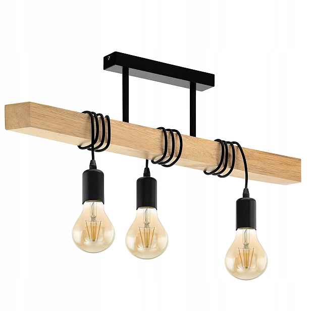 Závěsné Stropní Svítidlo Metal/bambus Line Boho Line