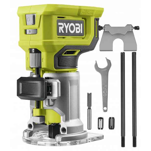 Horní frézka Ryobi RTR18-0 akumulátorová 30000 Rpm 38 mm
