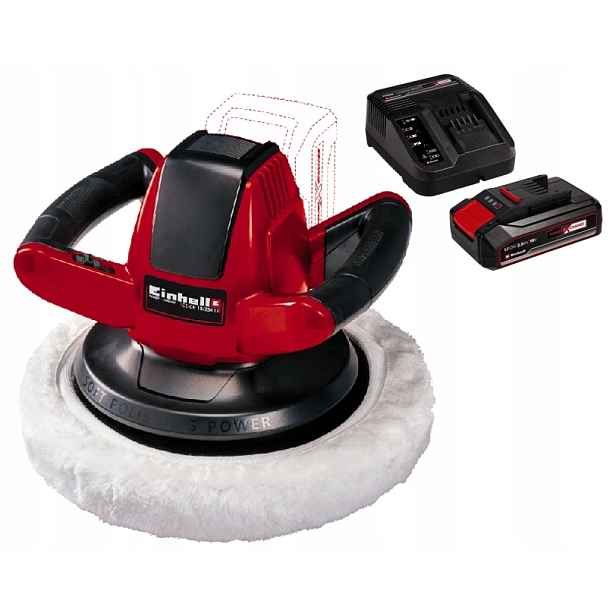 Einhell Leštička Ce-cb 18/254 Li 2093301 Sada Akumulátor 2,5AH Napájecí Zdroj