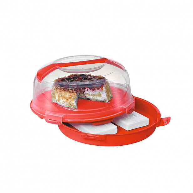 XXXLutz PŘENOSNÝ BOX NA KOLÁČE Homeware - Poklopy na dort - 0038870017