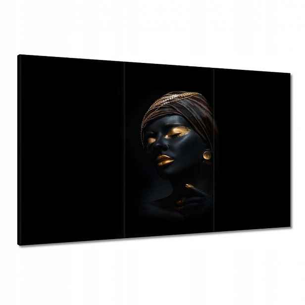 Obrazy 120x80 Zlatý make-up