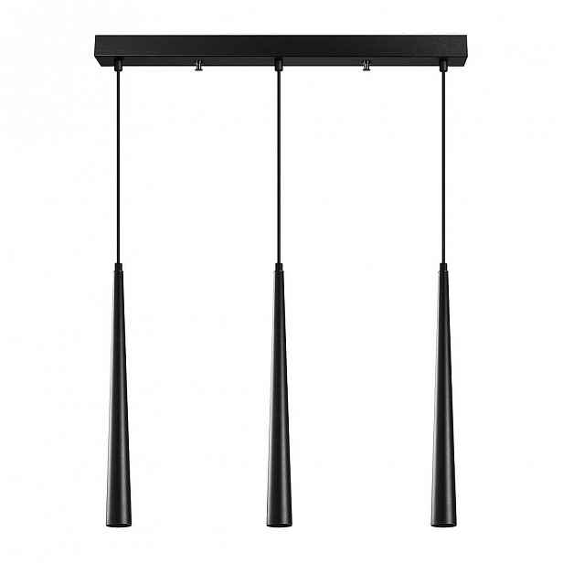 Černé závěsné svítidlo pro 3 žárovky Opviq lights Uğur
