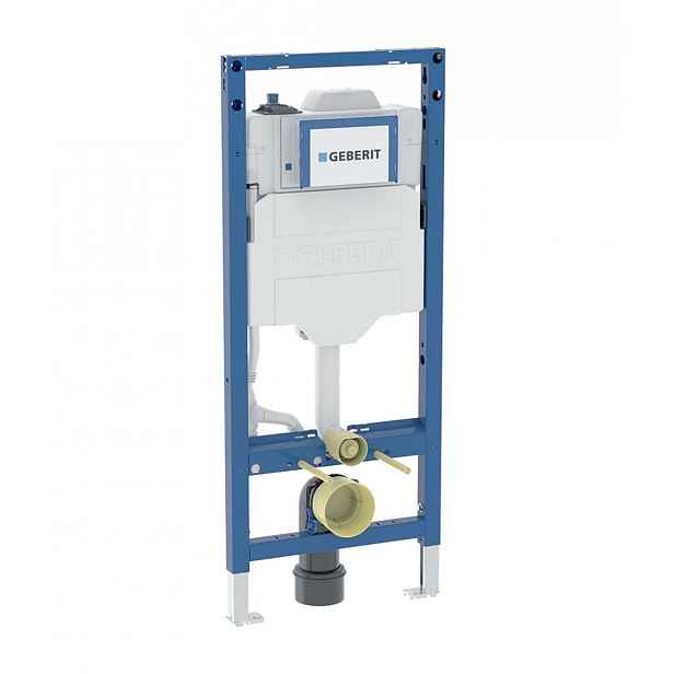 Geberit Duofix - Předstěnová instalace pro závěsné WC, se splachovací nádržkou Sigma 12 cm, s hygienickým proplachem, výška 1,2 m 111.058.00.2