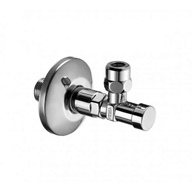 Schell - Rohový regulační ventil se zabezpečeným ovládáním, prodloužený, chrom 054060699