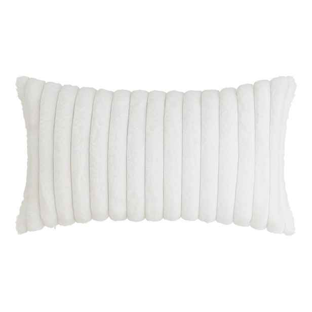 Dekorační polštář z mikroplyše 30x50 cm Fur Velvet – Casa Selección