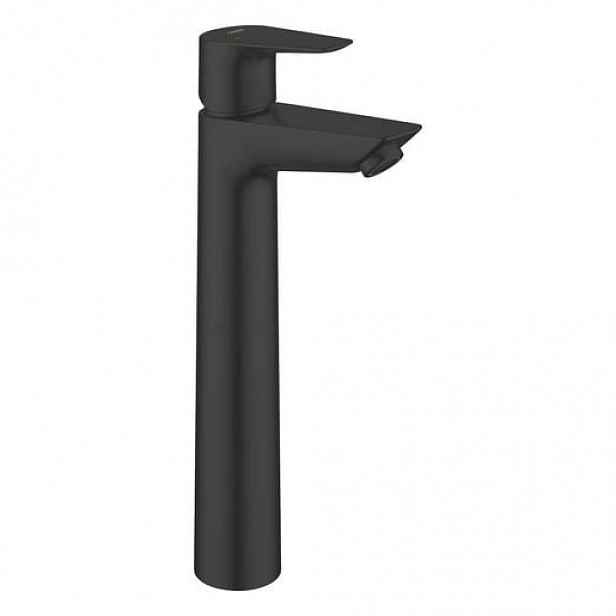 Grohe Start Edge vysoká umyvadlová baterie s clic-clacem matná černá 237772431 G237772431