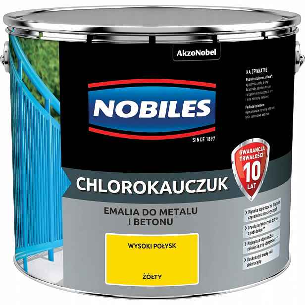 Nobiles Chlorkaučuk Smalt 10 L Žlutý