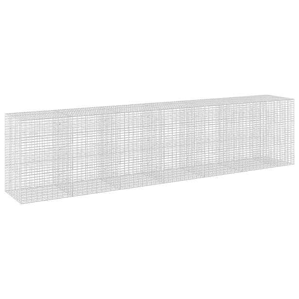 vidaXL Gabion s drátem 3,5 mm a síťkou 5x10 cm 650x100x150 cm