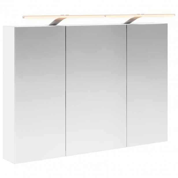 vidaXL Koupelnová zrcadlová skříň Bílá 100 x 14,5 x 70 cm