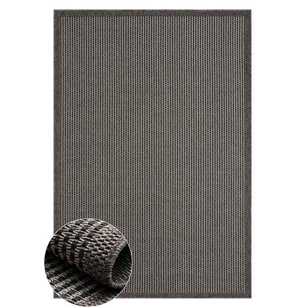 Kusový koberec Pine II schwarz – na ven i na doma, 80x150, černá, chodba / předsíň, My Flair