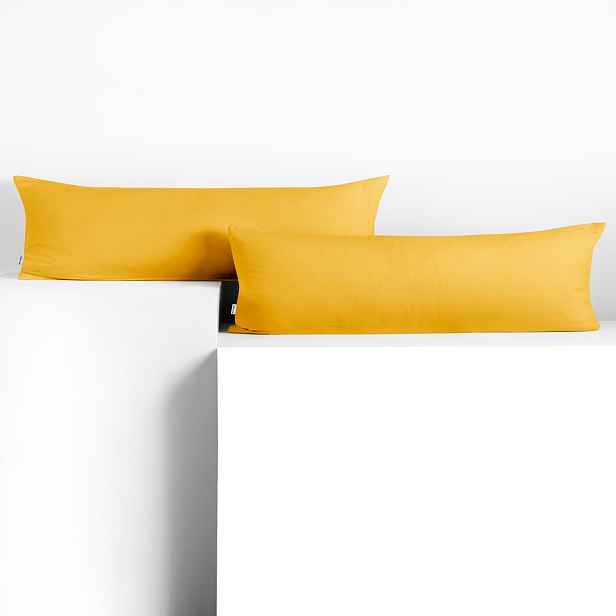 Restilo Povlaky na polštáře DecoKing Amber oranžové, velikost 40x120*2