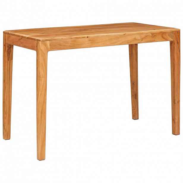 vidaXL Jídelní stůl 110 x 55 x 76 cm Masivní akátové dřevo Hnědá