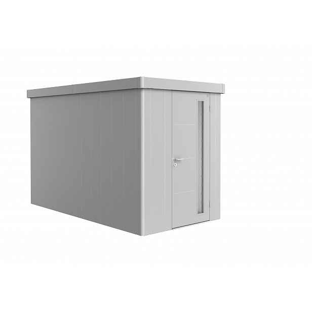 Zahradní domek NEO 4A, stříbrná, jednokřídlé dveře BH81014