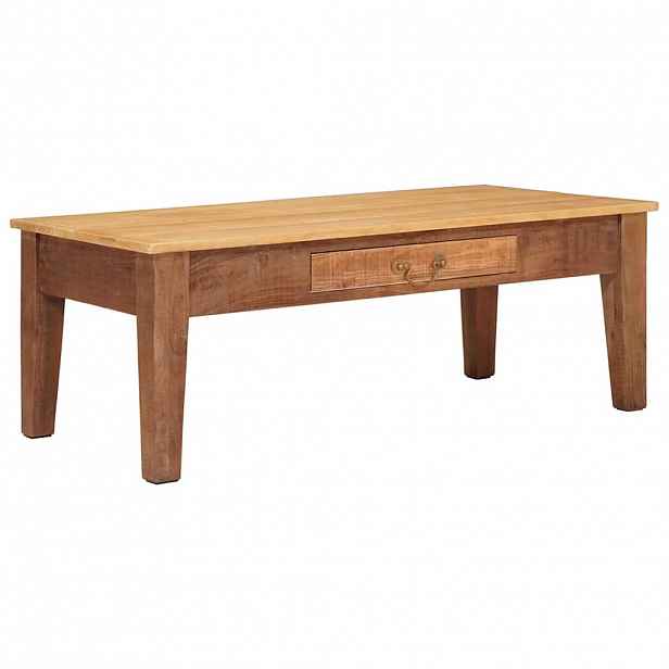 vidaXL Konferenční stolek Hnědá 110 x 55 x 40 cm Masivní mangové dřevo