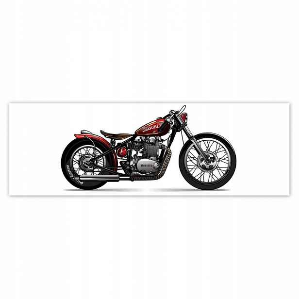 Plakáty 200x66 Motocykl Zabytek Vintage