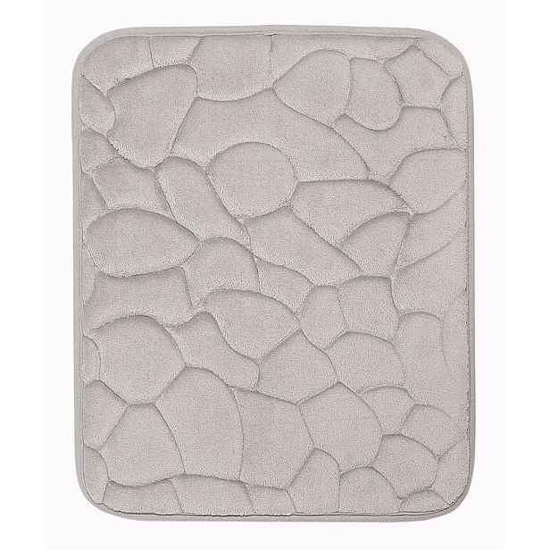 Protiskluzová koupelnová předložka 3D 133 sand, 40x50, šedá, koupelna, BO-MA