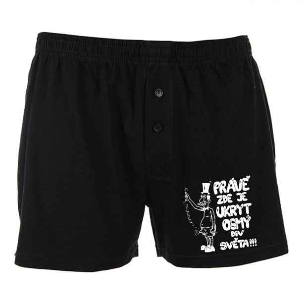Trenýrky - Osmý div - XXL černá