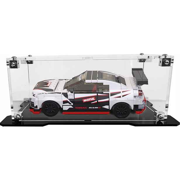Vitrína s černou základnou pro sadu Lego 76896 Nissan Gt-r Nismo